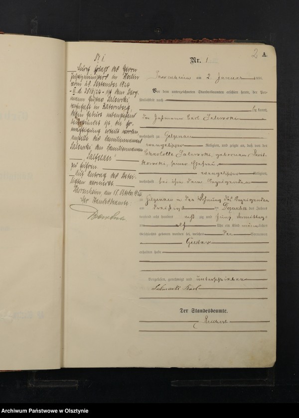 image.from.unit.number "Geburts-Haupt-Register Nr 1 - 257"