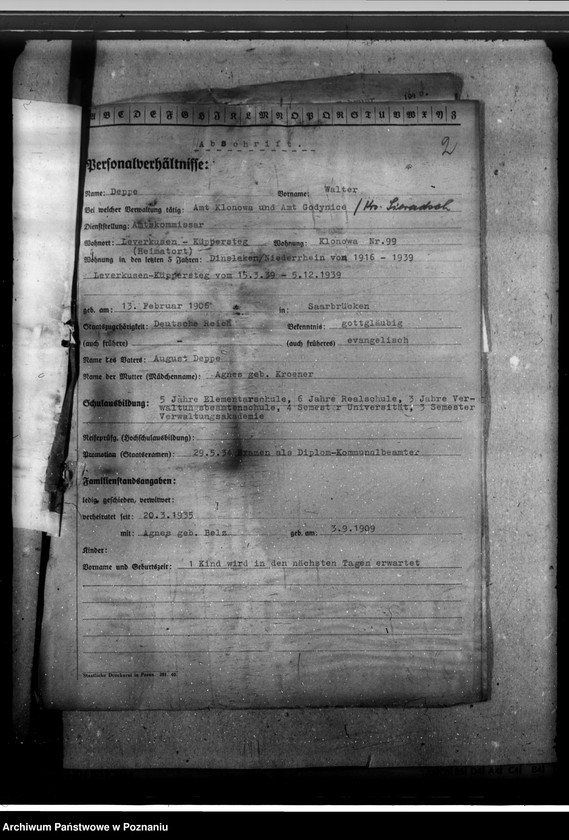 Obraz 6 z jednostki "Anstellung der Amtskommissare"