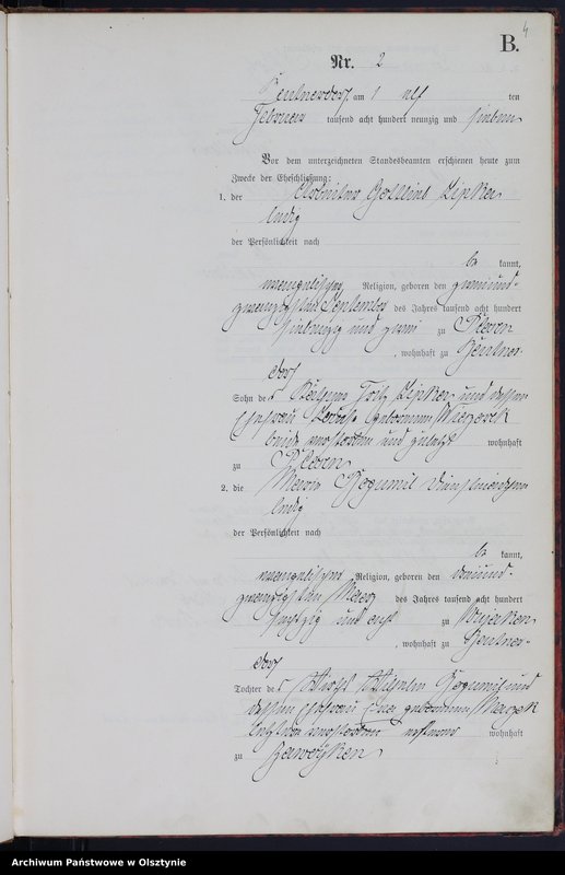 image.from.unit.number "Heirath-Haupt-Register Nr 1 - 30"