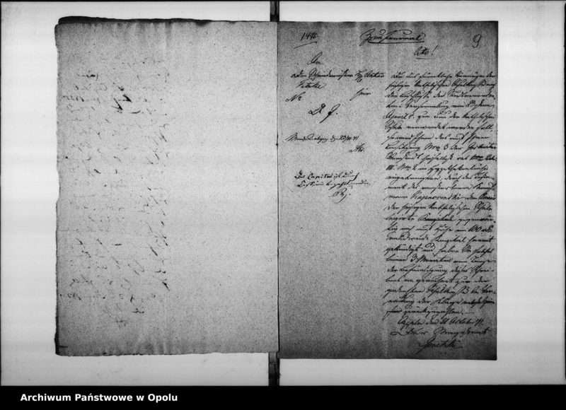 Obraz 11 z jednostki "Acta betreffend: das von dem Kaufmann Bartholomaeus Kapuscinsky der hiesigen Katholischen Elementar-Schule vermachte Legat per 100 rtl de Anno 1835"