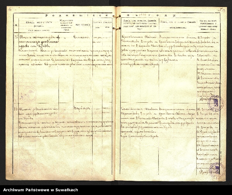 image.from.unit.number "Kniga o rodivšihsâ Aleksandrovskoj staroobrâdč. obŝiny za 1914 god˝."