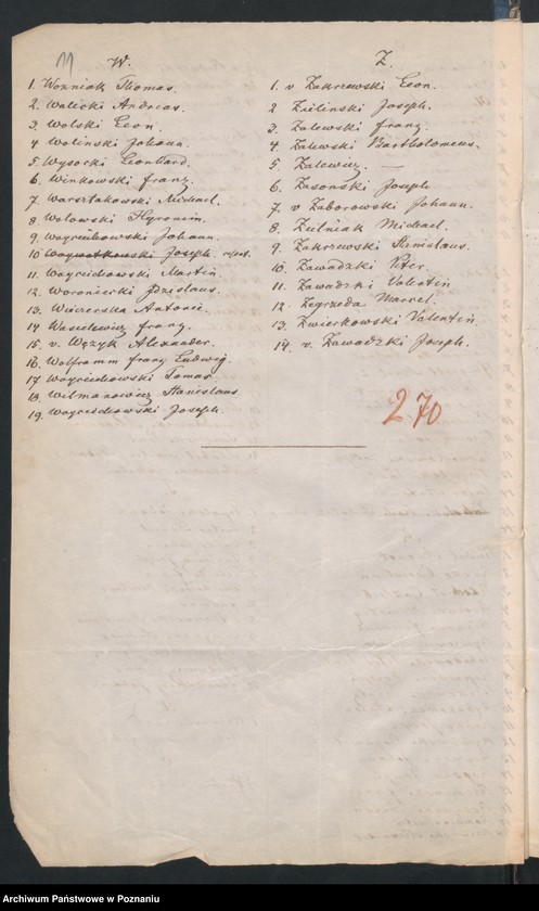 Obraz 16 z jednostki "A. betr. die Komplettierung der Personal-Akten der polnischen Überläufer mit denen der Landrats-Ämter der Provinz"