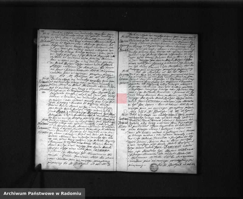 image.from.unit.number "Duplikat akt Urodzonych, Zaślubionych i Zmarłych Parafij Wysoka spisanych za rok 1867"