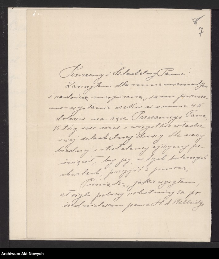 image.from.unit.number "Korespondencja organizacji polonijnych i osób prywatnych ze Stanów Zjednoczonych do I. J. Paderewskiego w sprawie pomocy dla ofiar wojny w Polsce"