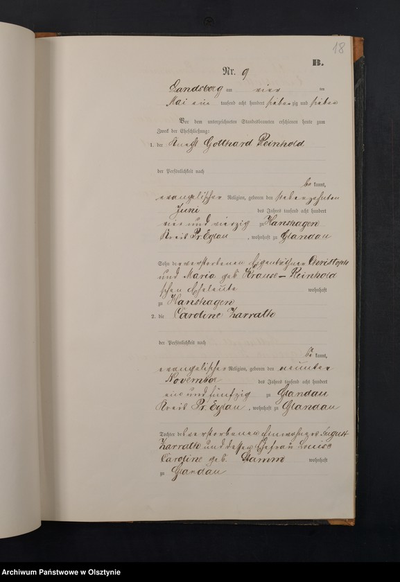 image.from.unit.number "Heiraths-Neben-Register Nr 1 - 28"