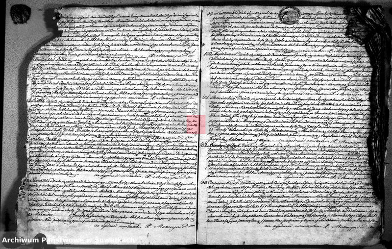 image.from.unit.number "Duplikat akt urodzonych, zaślubionych i umarłych w parafii wigierskiej"
