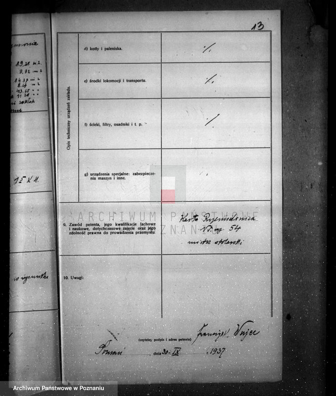image.from.unit.number "Fabryka mebli w Poznaniu projekt urządzenia warsztatu stolarskiego przy ul. Śniadeckich 12"