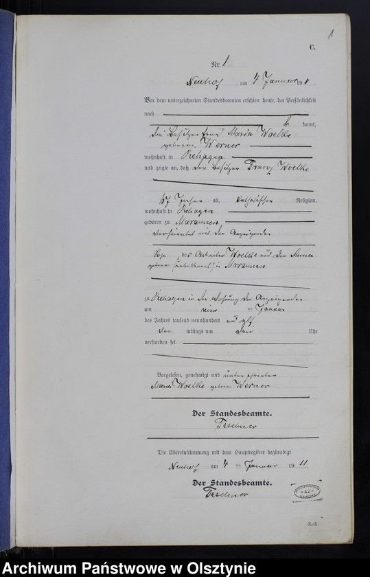 image.from.unit.number "Sterbe -Neben-Register Nr 1-68"