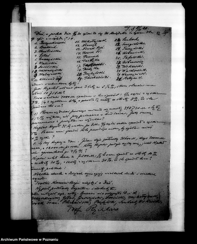 Obraz 15 z jednostki "Protokoły z egzaminu dojrzałości dla aspirantów oficerskich"