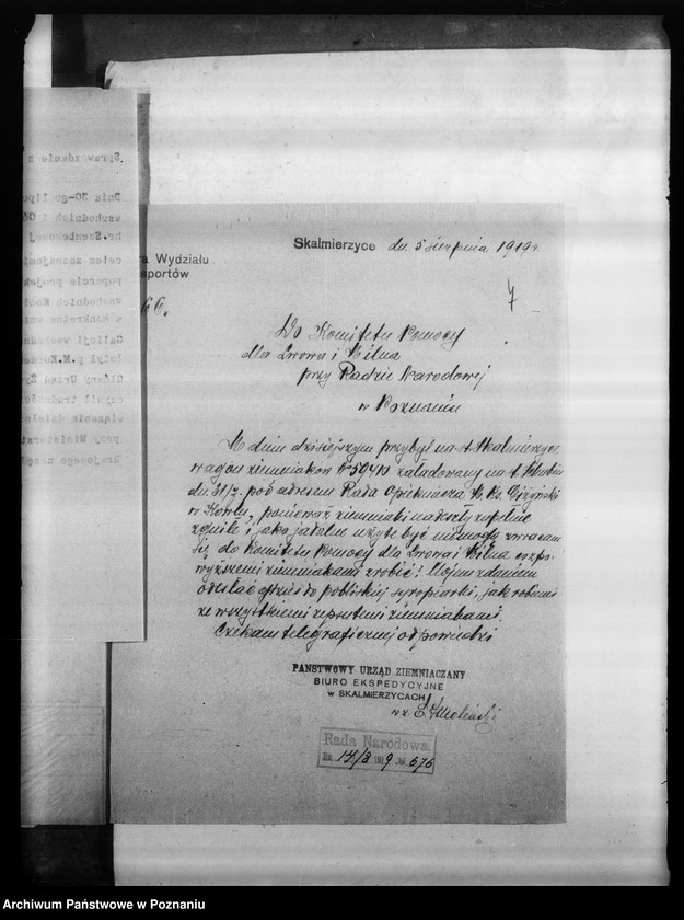 Obraz 12 z jednostki "Korespondencja w sprawie pomocy materialnej dla Kresów Wschodnich."