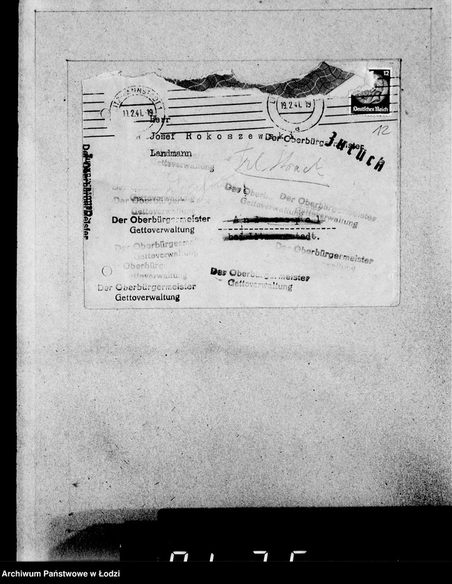 Obraz 16 z jednostki "J 1221-1240 [Wnioski Żydów z Getta o zwrot należności za pracę i towar wzięty na kredyt]"