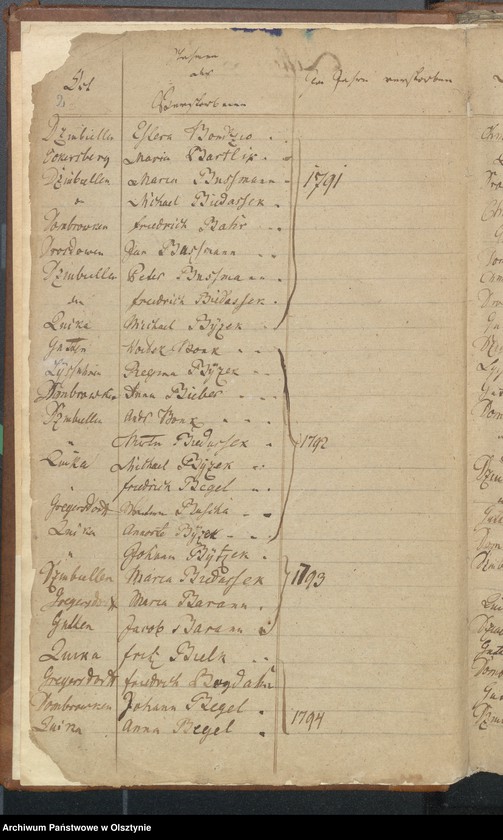 Obraz 3 z jednostki "Alphabetisches Sterberegister"