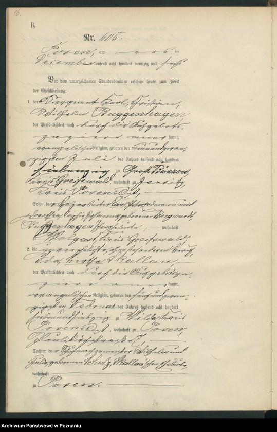 Obraz 18 z jednostki "Księga małżeństw t. III"