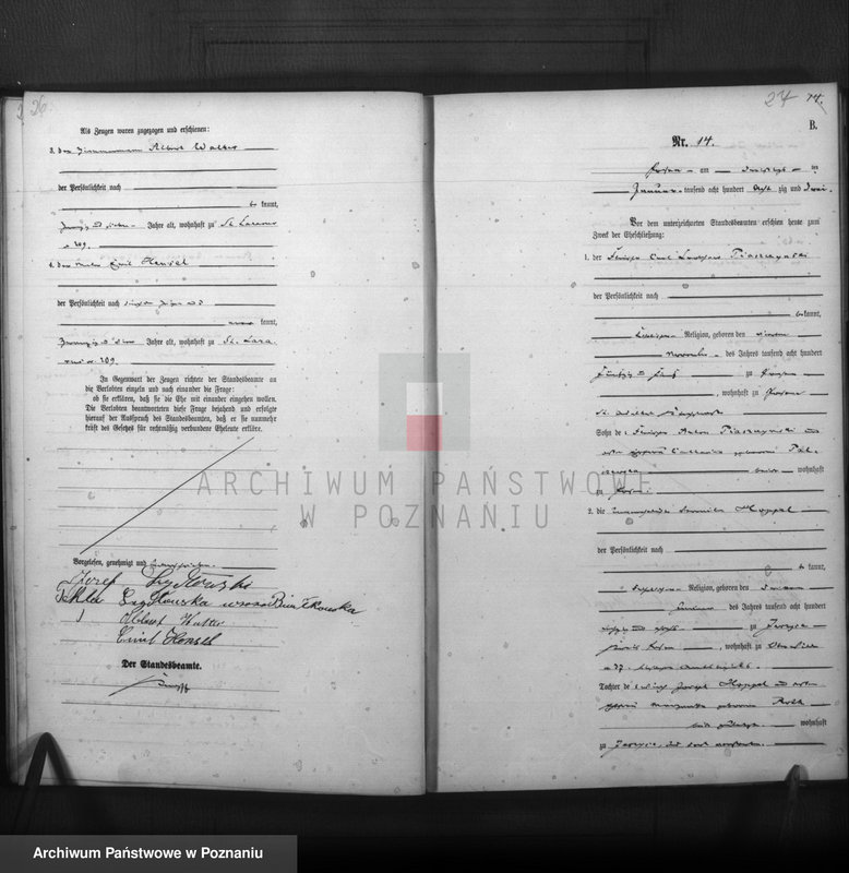 Obraz 15 z jednostki "Księga małżeństw"