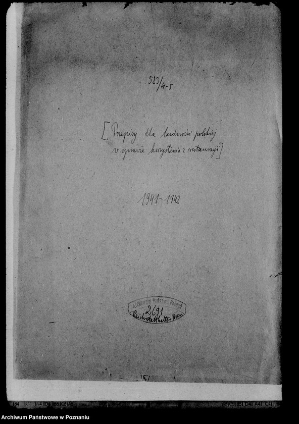 Obraz 4 z jednostki "Przepisy dla ludności polskiej w sprawie korzystania z restauracji"