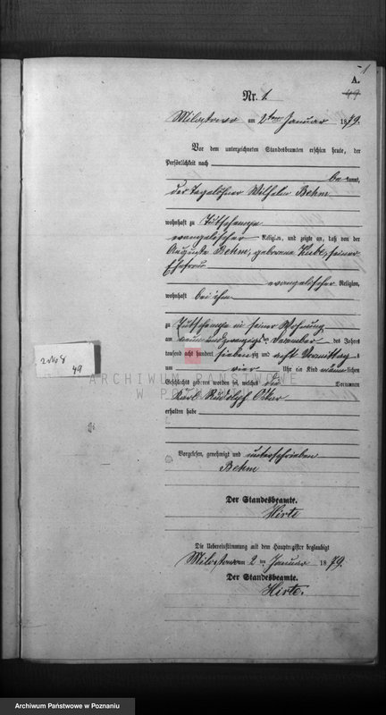 Obraz 3 z jednostki "Księga urodzeń"