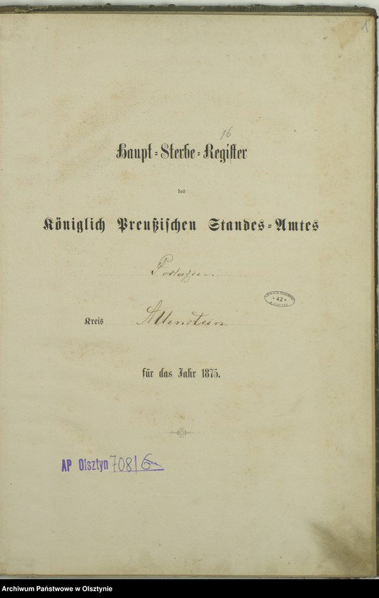 image.from.unit.number "Haupt-Sterbe-Register Nr 1 - 32"