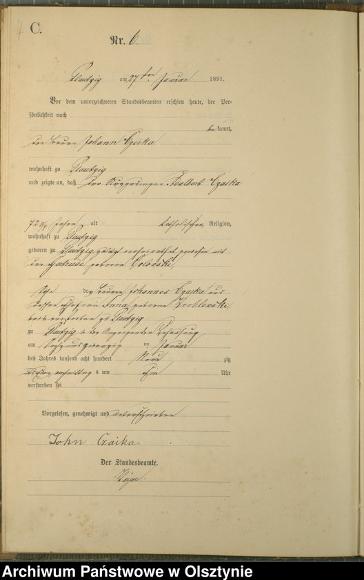 image.from.unit.number "Sterbe-Haupt-Register Nr 1 - 31"