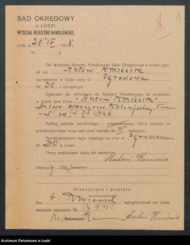 Obraz 3 z jednostki "Antoni Kmiecik- sklep spożywczo-kolonialny"