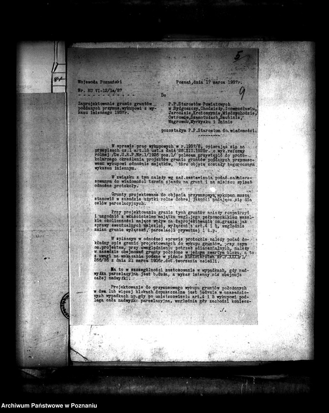 Obraz 10 z jednostki "Majątek Rozbitek-Prusim powiatu międzychodzkiego przymusowy wykup Henryk Reiche"