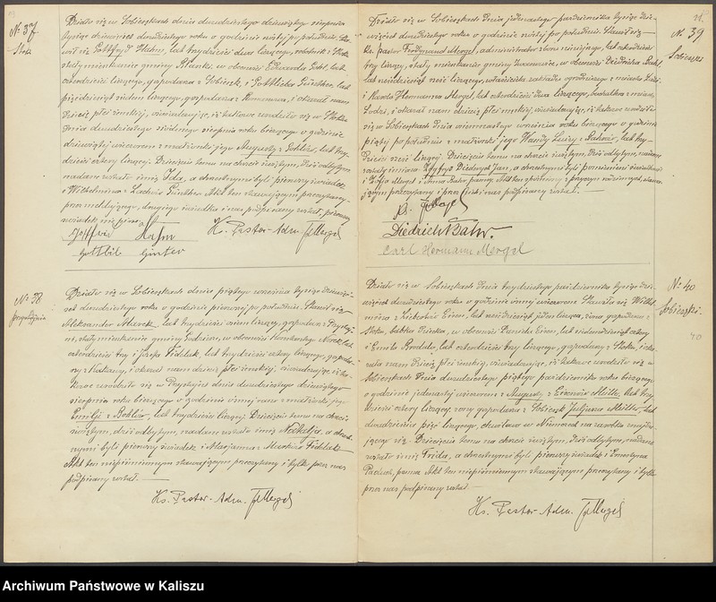 Obraz 14 z jednostki "Duplikat aktów stanu cywilnego urodzeń, zejść i ślubów"