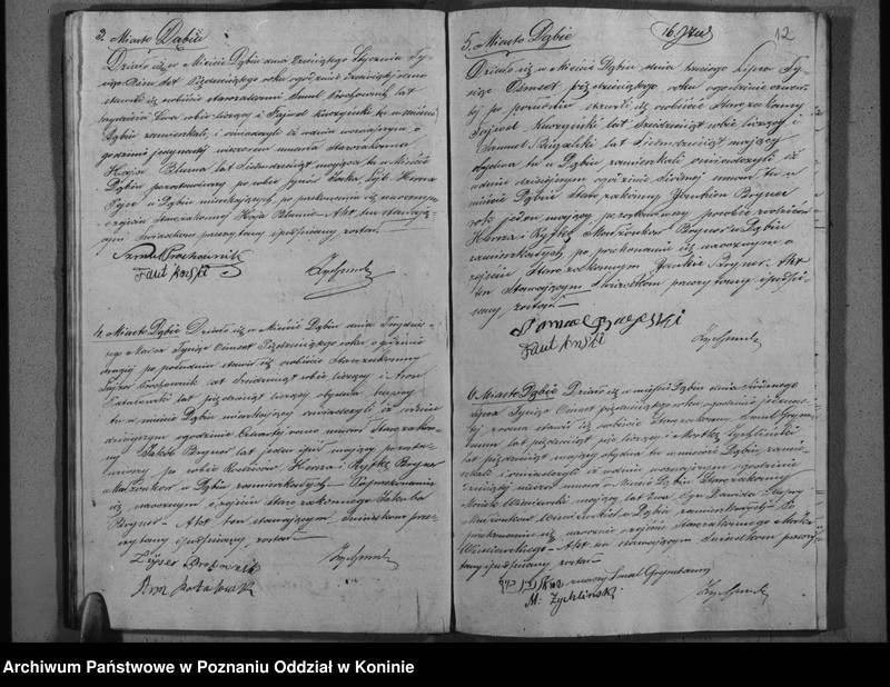 Obraz 16 z jednostki "Duplikat urodzonych, zaślubionych i zgonów"