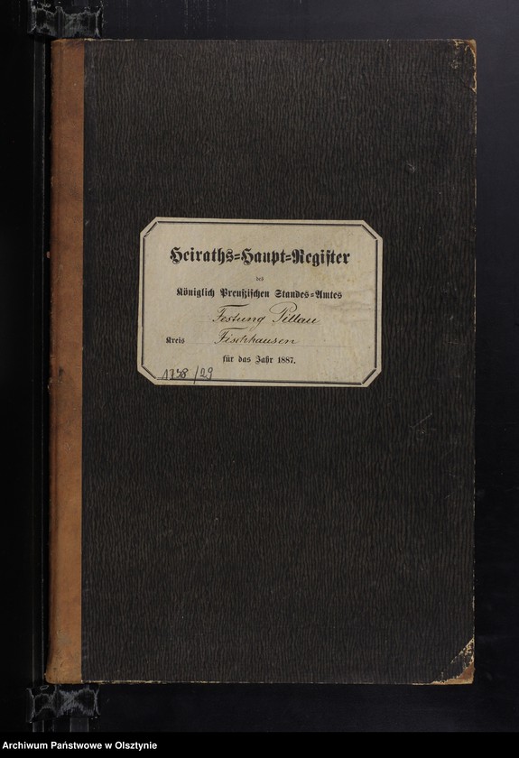 image.from.unit.number "Heiraths-Haupt-Register Nr 1 /brak wpisów/"