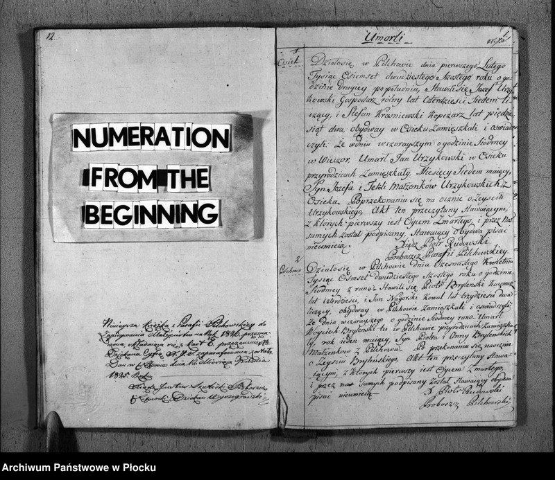 image.from.unit.number "Akta urodzeń, małżeństw i zgonów"