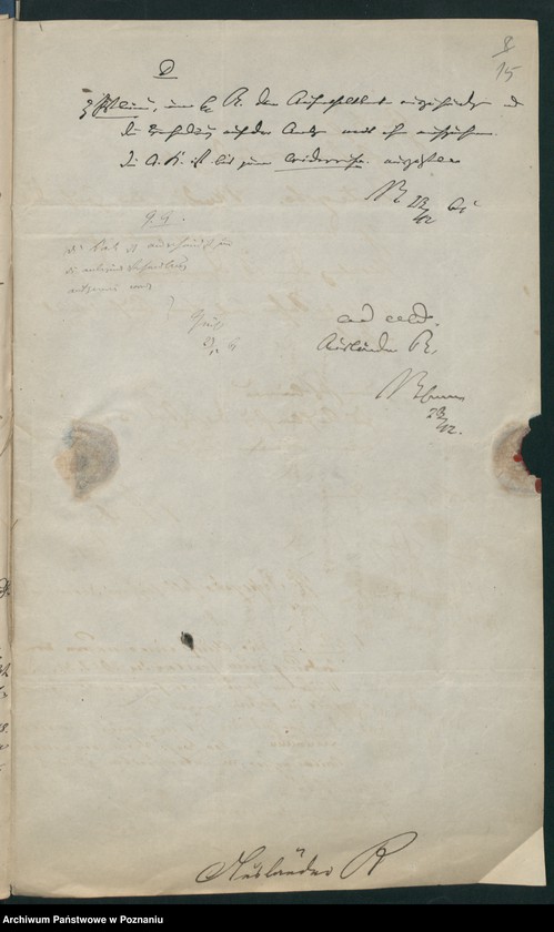 Obraz 20 z jednostki "A. betr. Josef Rusteyko, Bibliothekar des Grafen Johann Działyński"