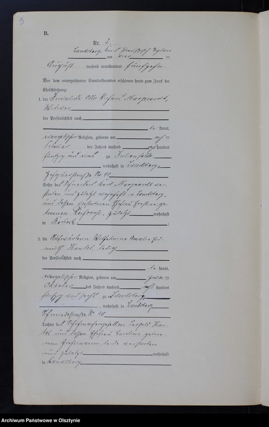 image.from.unit.number "Heiraths-Neben-Register Nr 1 -11 [ Księga małżeństw- wtóropis ]"
