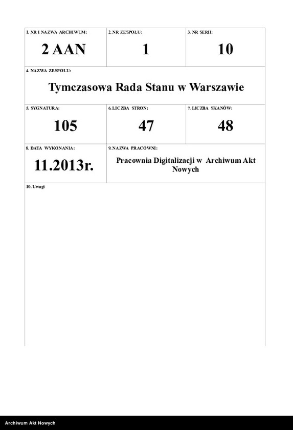 image.from.unit.number "Dziennik korespondencji przychodzącej i wychodzącej, t. I"