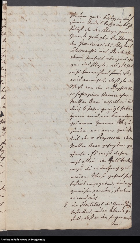 image.from.unit.number "Acta die Bauten und Reparaturen der Kirchen e.[tc.] Gebäuden des Bernhardiner - Kloster zu Bromberg. [Spór sióstr Przysieckich z Przyłęk z klasztorem o łąki]"