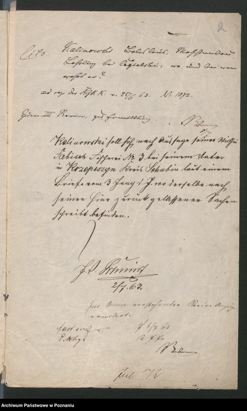 Obraz 5 z jednostki "A. betr. Boleslaus von Kalinowski /Wladislaus, Josef, Thomas/"