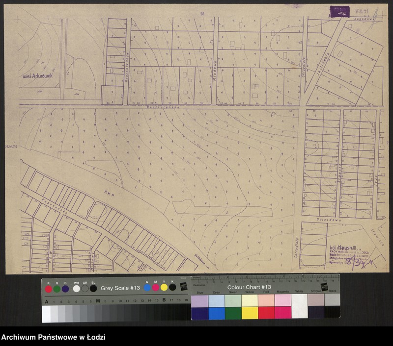 Obraz 1 z jednostki "Plan m. Łodzi 1:2000. Sekcja NO71"