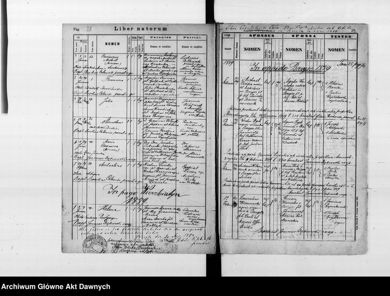 image.from.unit.number "Parafia: Barysz. Dekanat: Buczacz. Księga metrykalna urodzeń i ślubów 1889, 1891-1897, 1899 oraz zgonów 1889-1897, 1899 dla miasta Barysz i wsi: Puźniki*, Porchowa**, Weleśniów*, Zalesie Koropieckie*, Zrębówka (Zręby)*, Zubrzec**, Jezierzany, Wierzbiatyn."