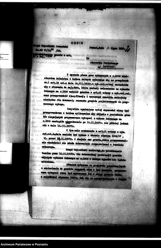 image.from.unit.number "Przymusowy wykup majątku Klęka powiat jarociński"