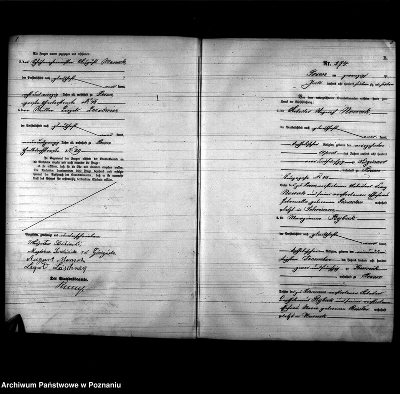 Obraz 4 z jednostki "Księga małżeństw"