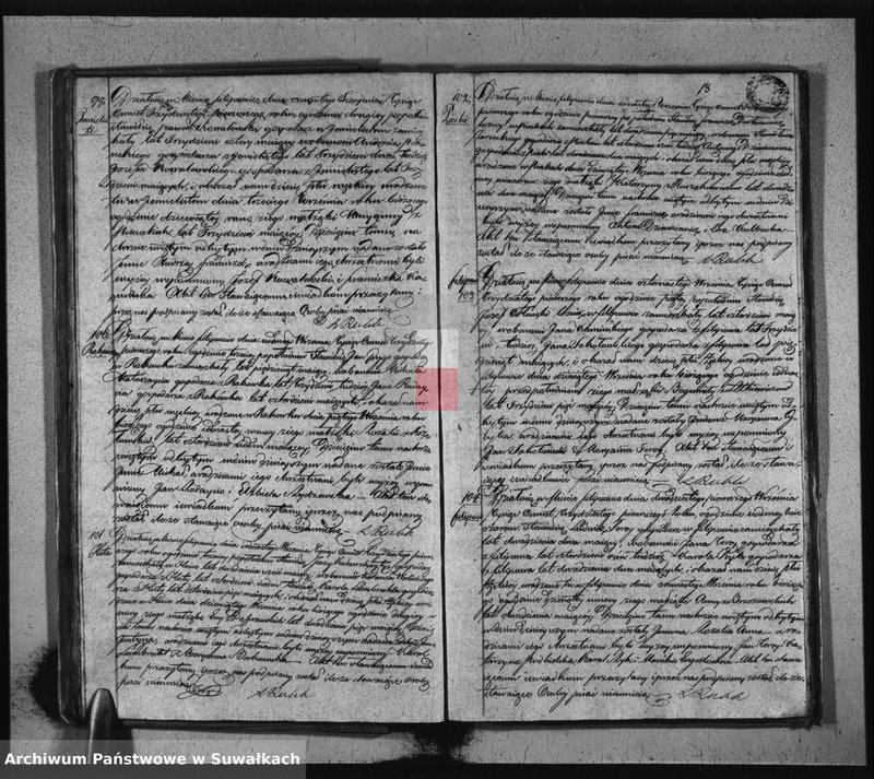 image.from.unit.number "Duplikat Aktów Urzędnika Stanu Cywilnego Parafij Filipowskiey z 1831 R."