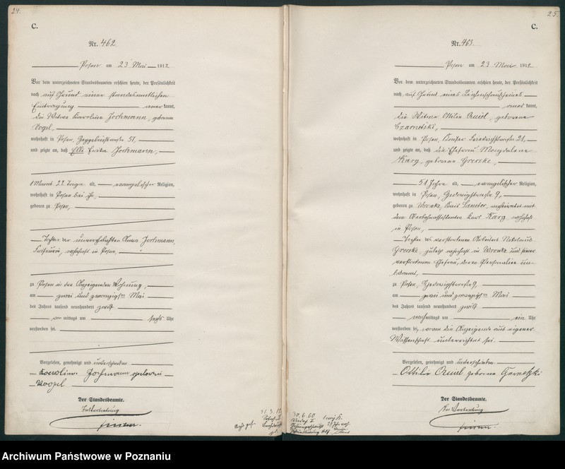 Obraz 15 z jednostki "Księga miejscowa zgonów tom II [Rejestr główny zgonów]"