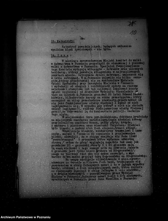 Obraz 14 z jednostki "Sprawozdania okresowe /miesięczne ze stanu bezpieczeństwa/ za miesiące kwiecień, maj, czerwiec 1937 r. /nr 4-6/"