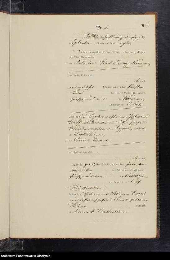 image.from.unit.number "Heiraths-Neben-Register Nr 1 - 13"