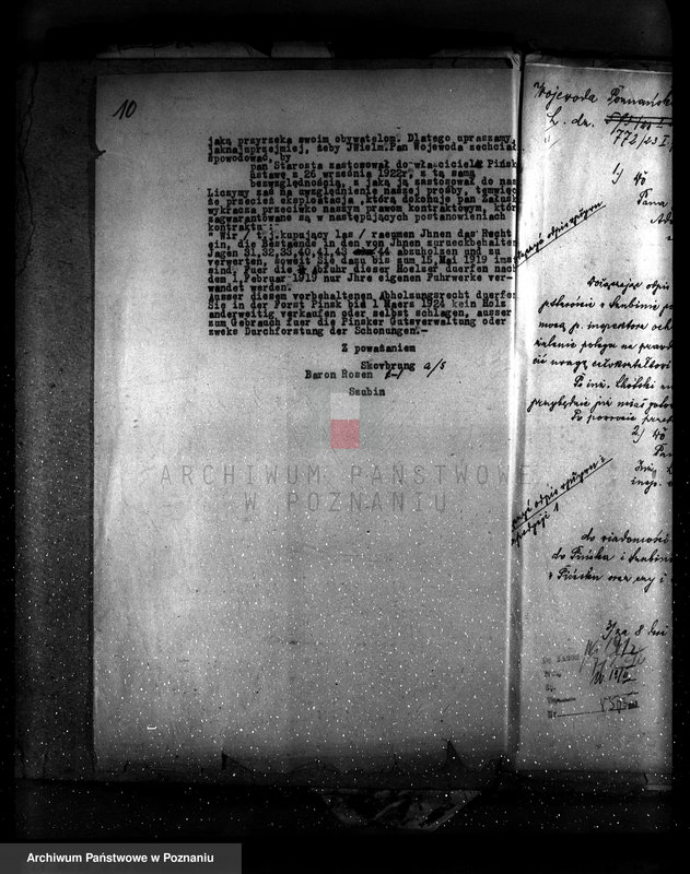 Obraz 15 z jednostki "Majętność leśna Pińsko powiat szubiński"