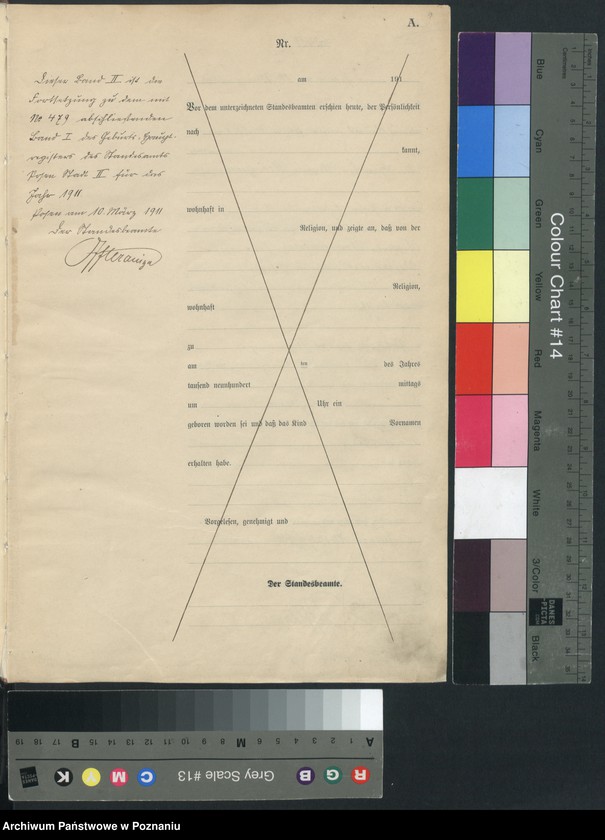 Obraz 3 z jednostki "Księga miejscowa urodzeń tom II [Rejestr główny urodzeń]"