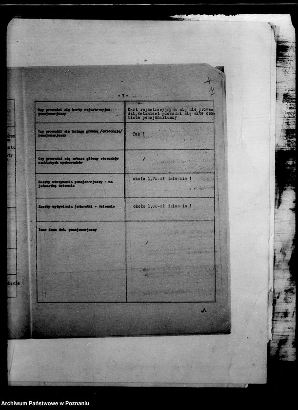 Obraz 12 z jednostki "/Sprawozdanie z lustracji zakładów opiekuńczych/"