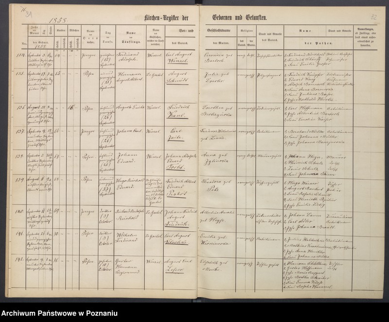 Obraz 19 z jednostki "[Akta urodzeń i chrztów, ślubów, zgonów]"