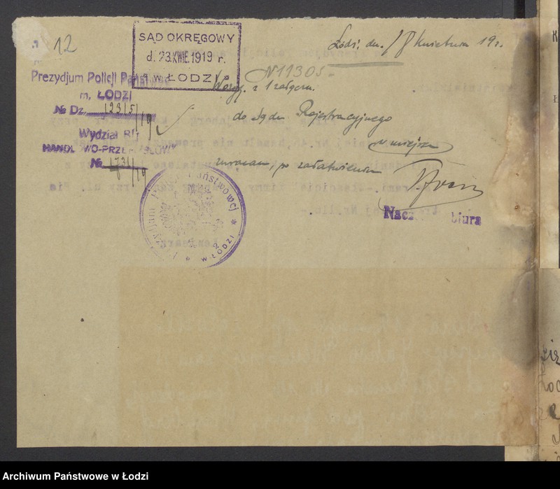 Obraz 14 z jednostki "Jakób Weinberg - sprzedaż towarów manufakturowych"