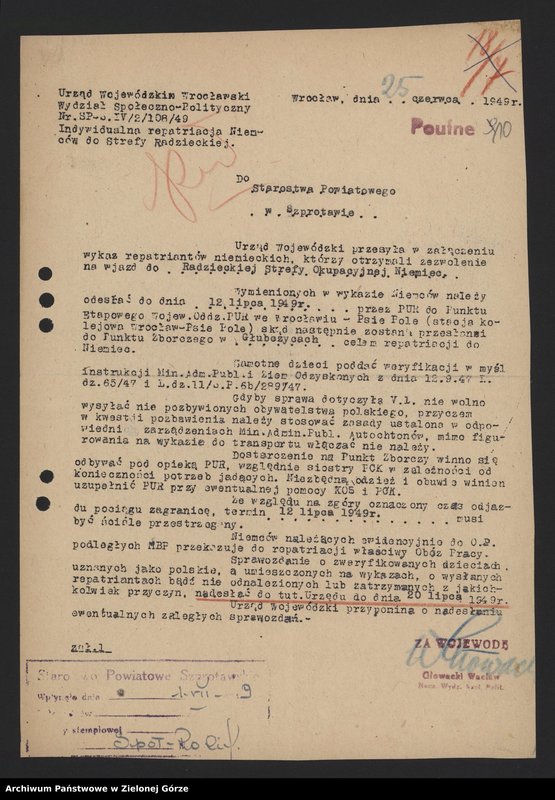 Obraz 12 z jednostki "Sprawy ludności niemieckiej (przesiedlenia)"