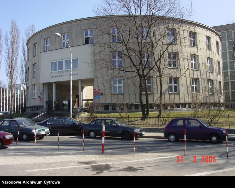 Obraz z jednostki "Warszawa. Archiwum Dokumentacji Mechanicznej."