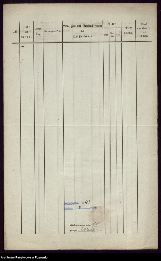 image.from.unit.number "Duplikat des Todtenregisters"