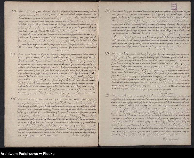 image.from.unit.number "Akta urodzeń, małżeństw i zgonów"